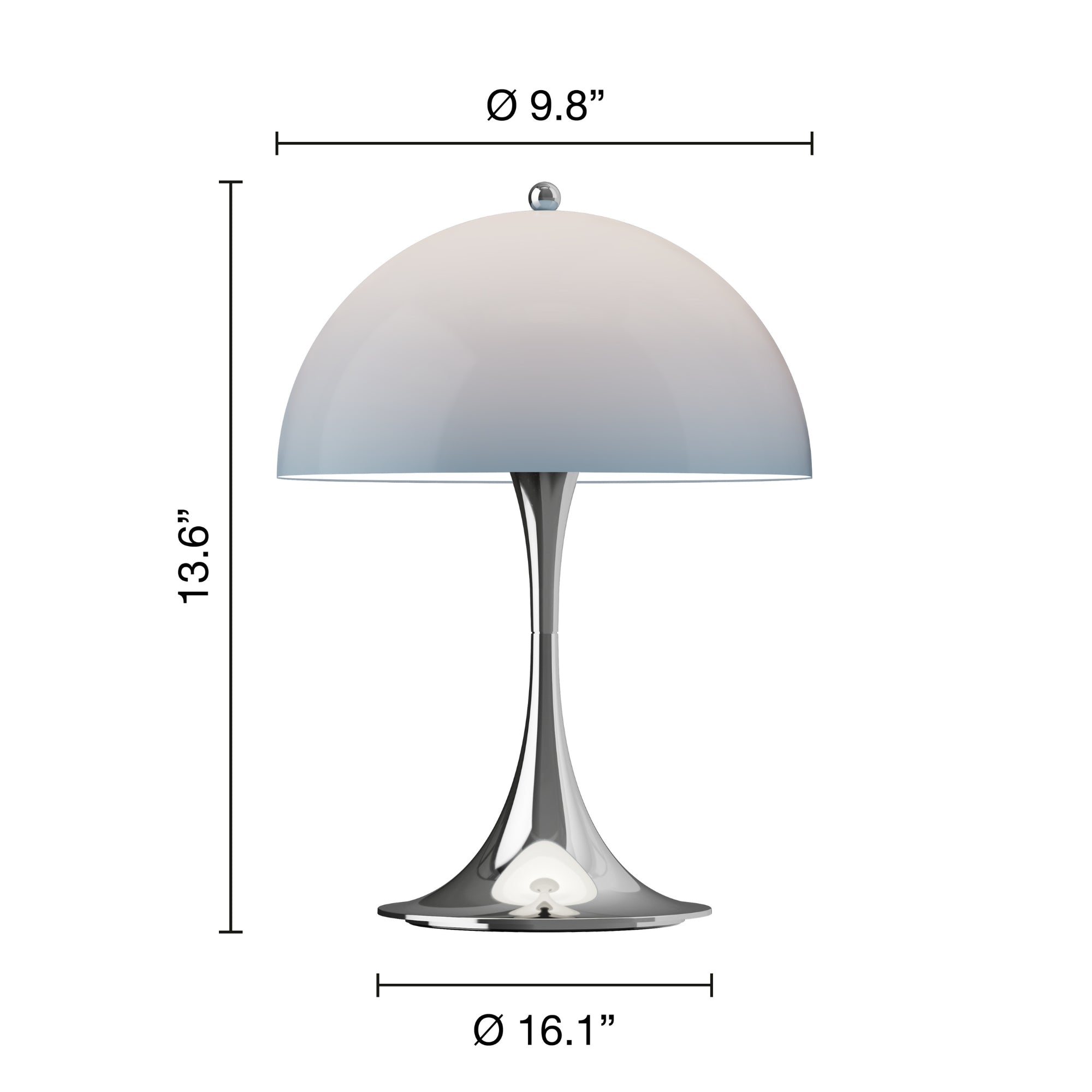 Small Panthella 250 Table Lamp