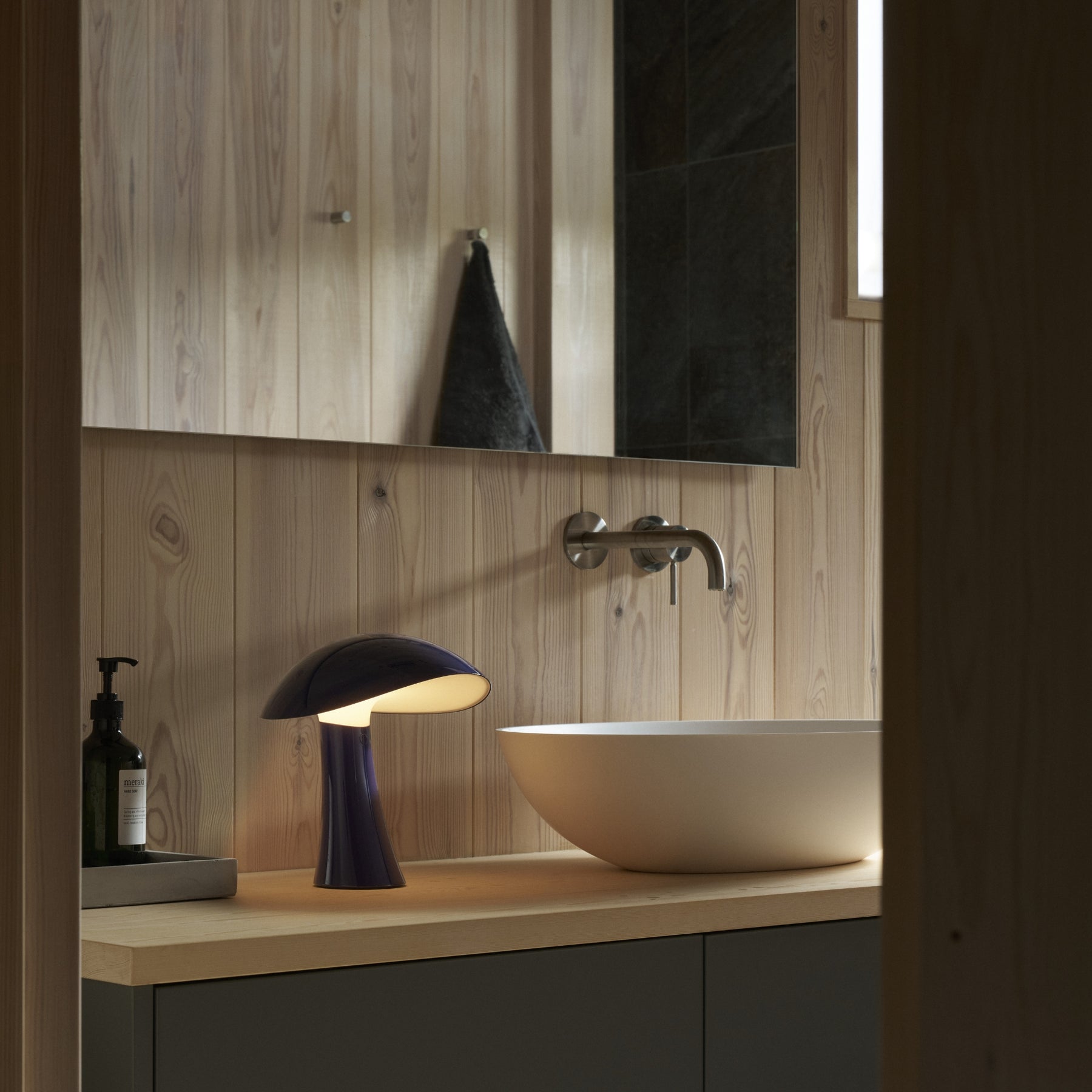 Portable Bathroom Lamp