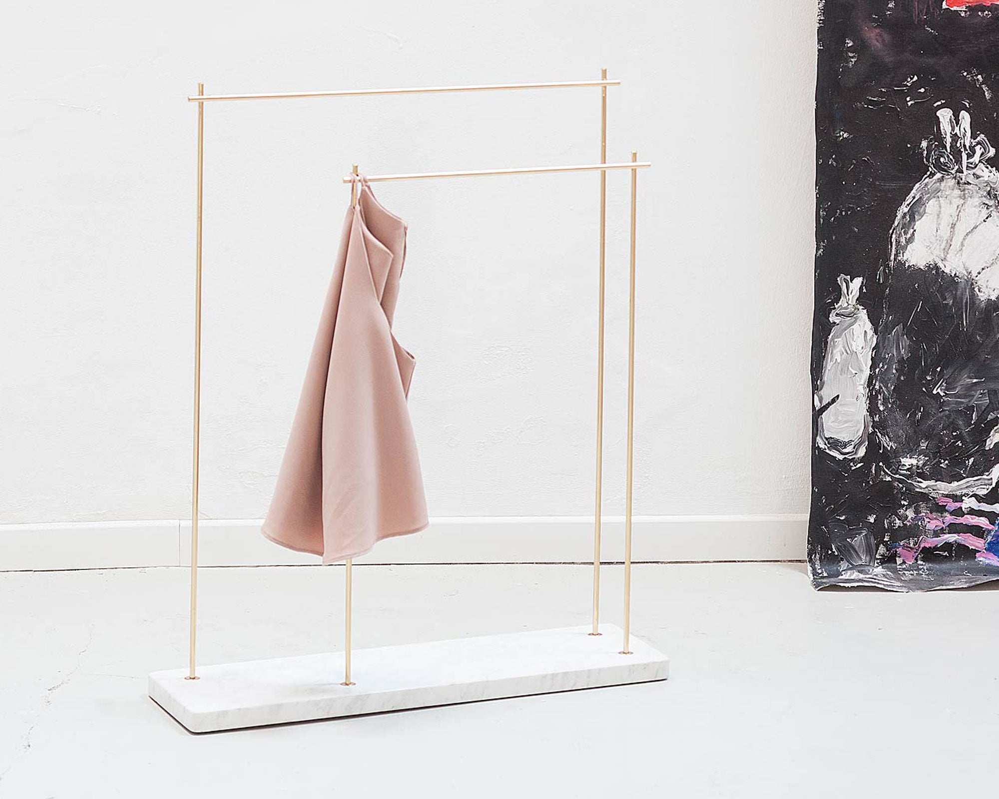 Marblelous Blanket / Clothes Rack by Aparentment