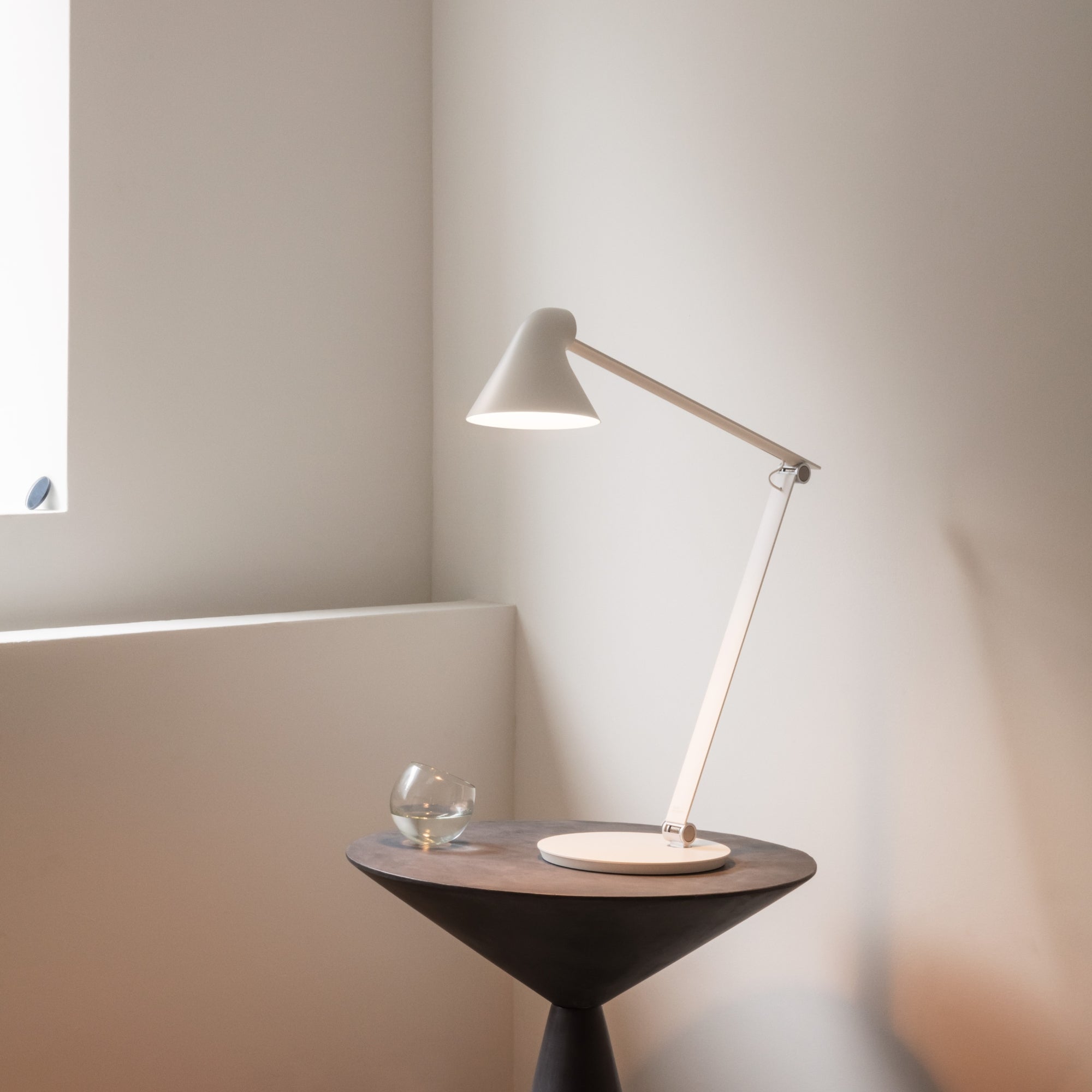 White Louis Poulsen NJP Table Lamp
