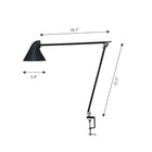 NJP Table Lamp - Clamp -  Dimensions