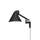 Black NJP Wall Lamp - Short Arm