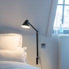  NJP Wall Lamp - Long Arm - Black