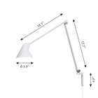 NJP Wall Lamp - Long Arm - Dimensions