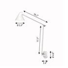  NJP Wall Lamp - Long Arm - Dimensions