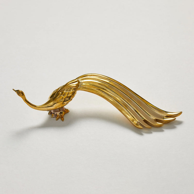 Peacock Brass Knob | DSHOP