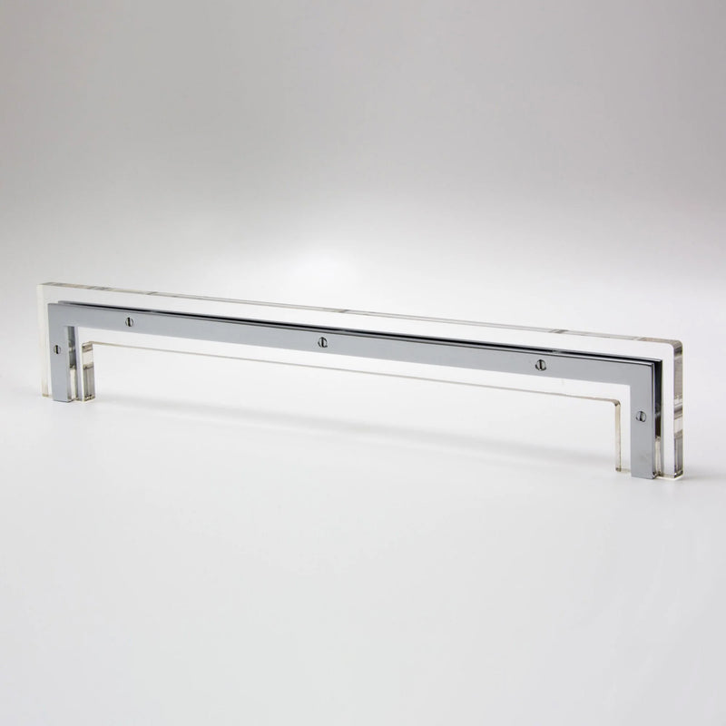 Transparency-01L Handle (Long) in Acrylic & Chrome | DSHOP