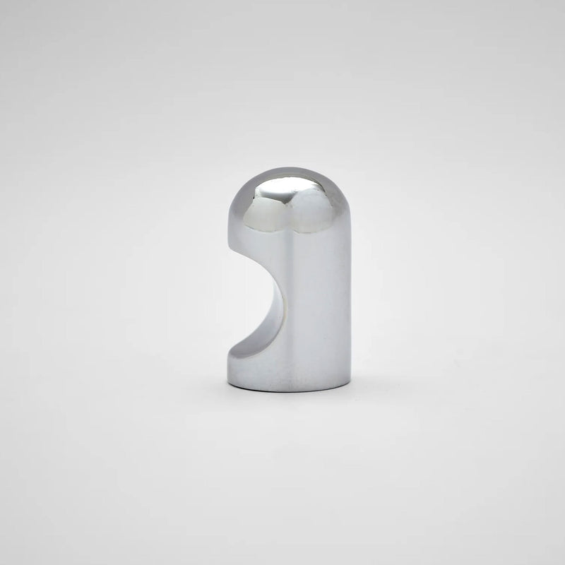 Small Polished Chrome Knob