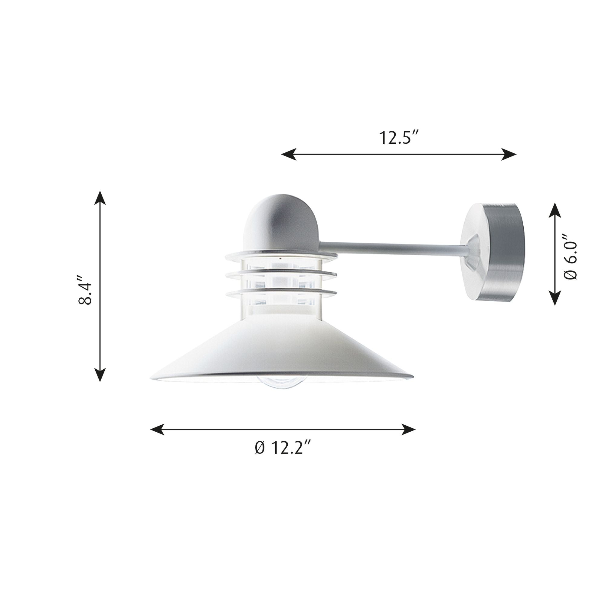 Nyhavn Wall Lamp - Dimensions