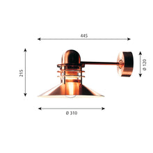 Nyhavn Wall Lamp - Dimensions