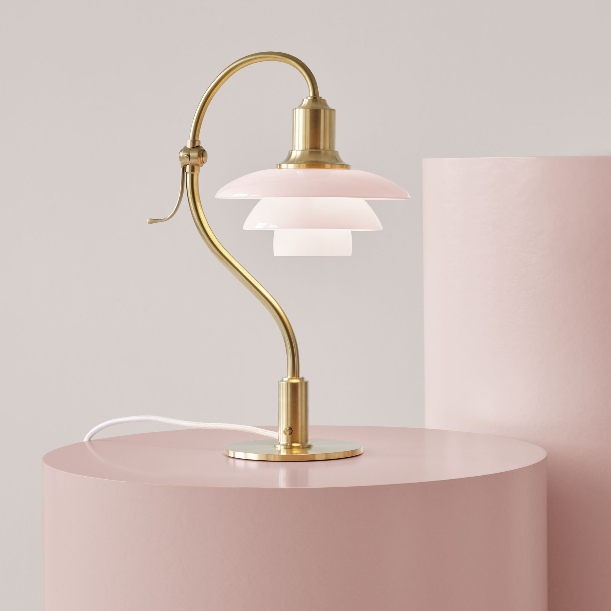 PH 2/2 Question Mark Table Lamp - Pale Rose | Louis Poulsen | DSHOP