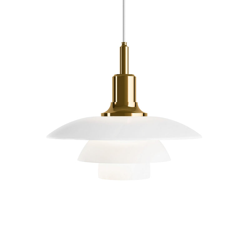 PH 3½-3 Glass Pendant - Brass