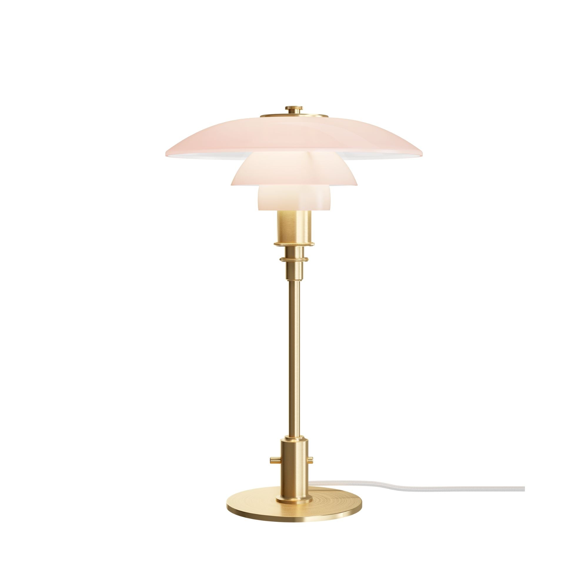 PH 3/2 Glass Table Lamp - Pale Rose