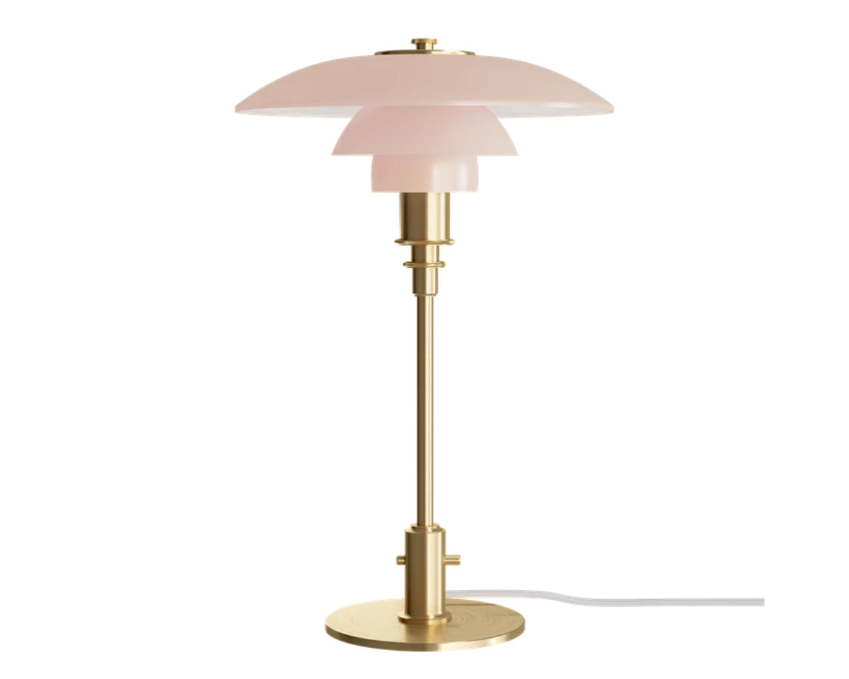 PH 3/2 Glass Table Lamp - Pale Rose