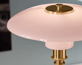 PH 3/2 Glass Table Lamp - Pale Rose