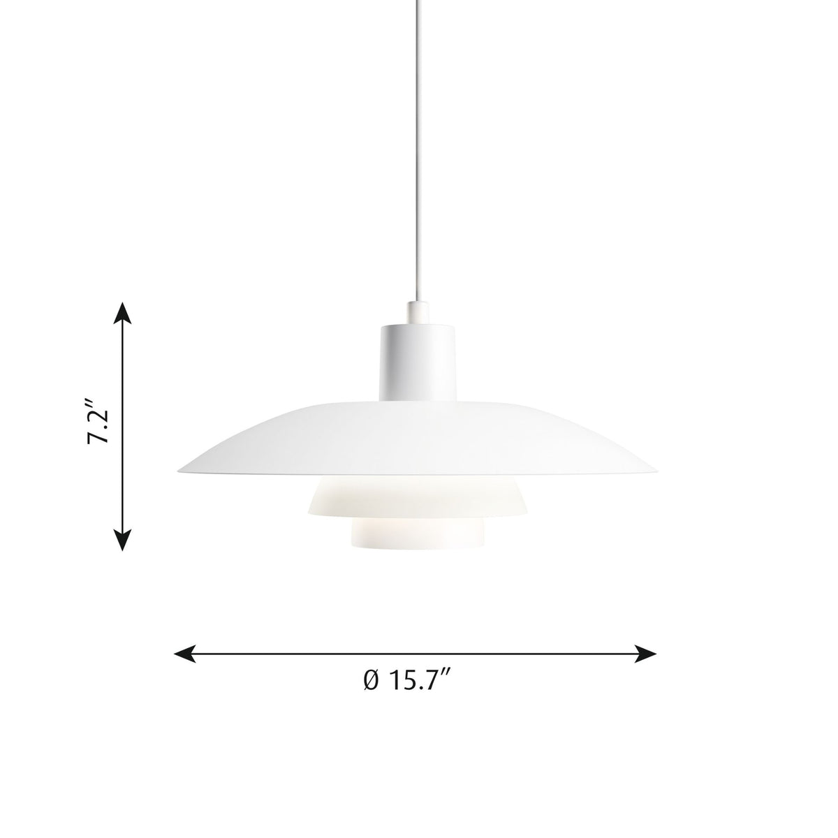 PH 4/3 Pendant - Measurements