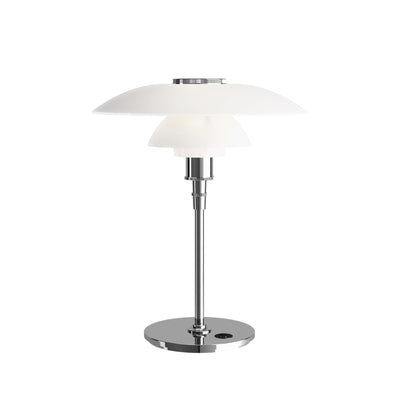 PH 4½-3½ Glass Table Lamp - Chrome