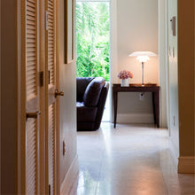 PH 4½-3½ Glass Table Lamp Chrome - Louis Poulsen