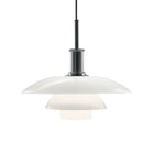 PH 4½-4 Glass Pendant - Chrome