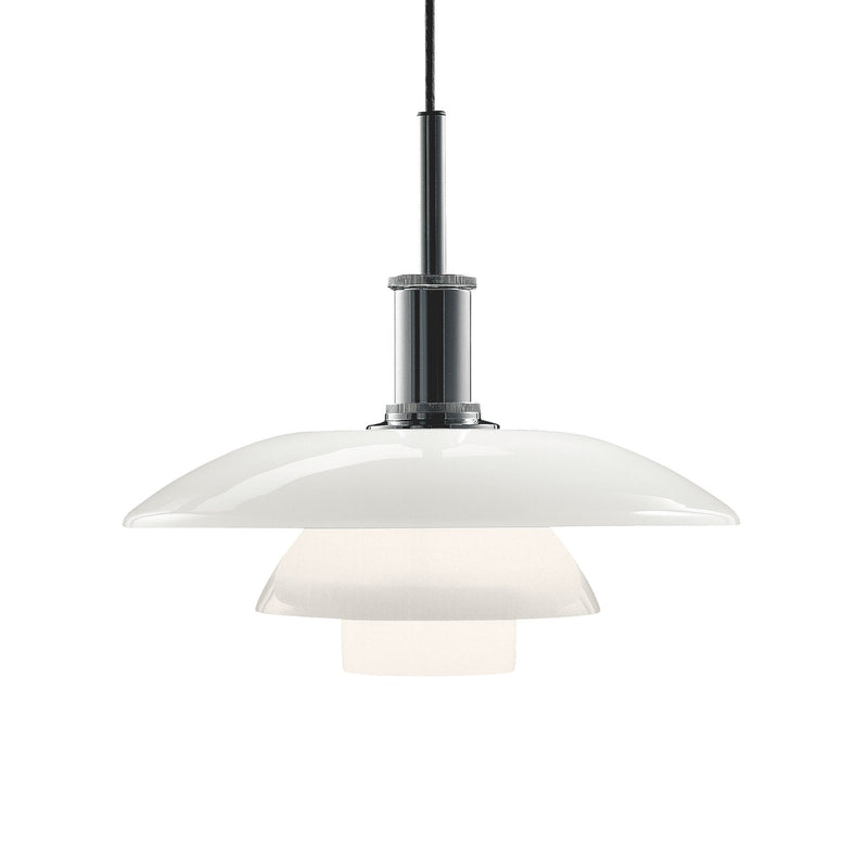 PH 4½-4 Glass Pendant - Chrome