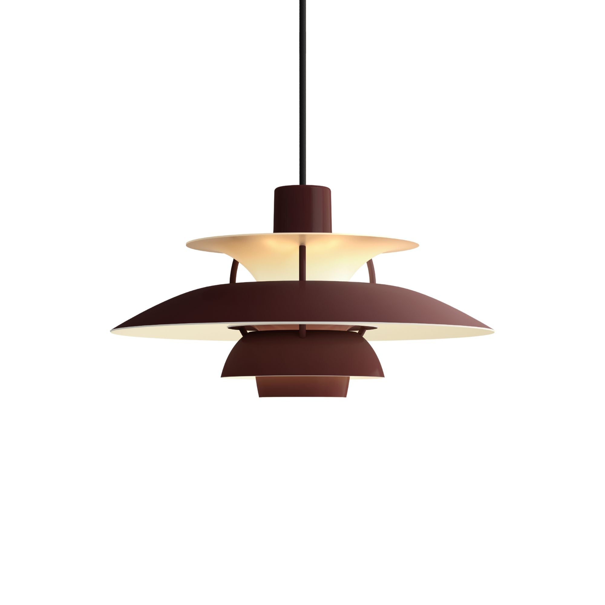 PH 5 Mini Pendant - Monochrome Burgundy