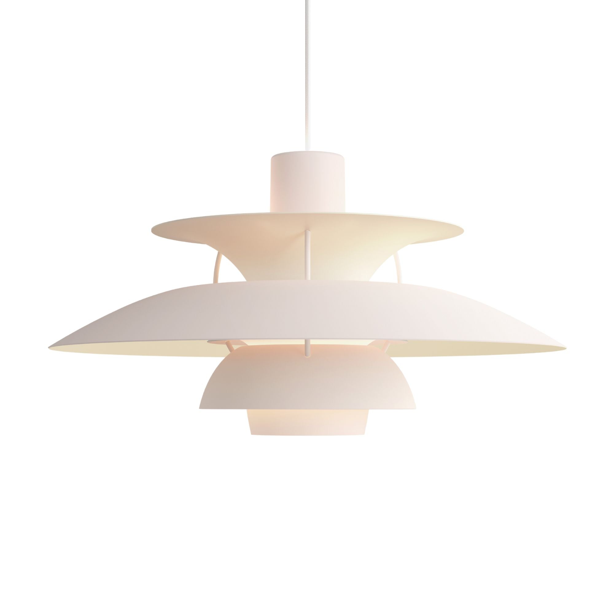 PH 5 Pendant - Monochrome Pale Blush