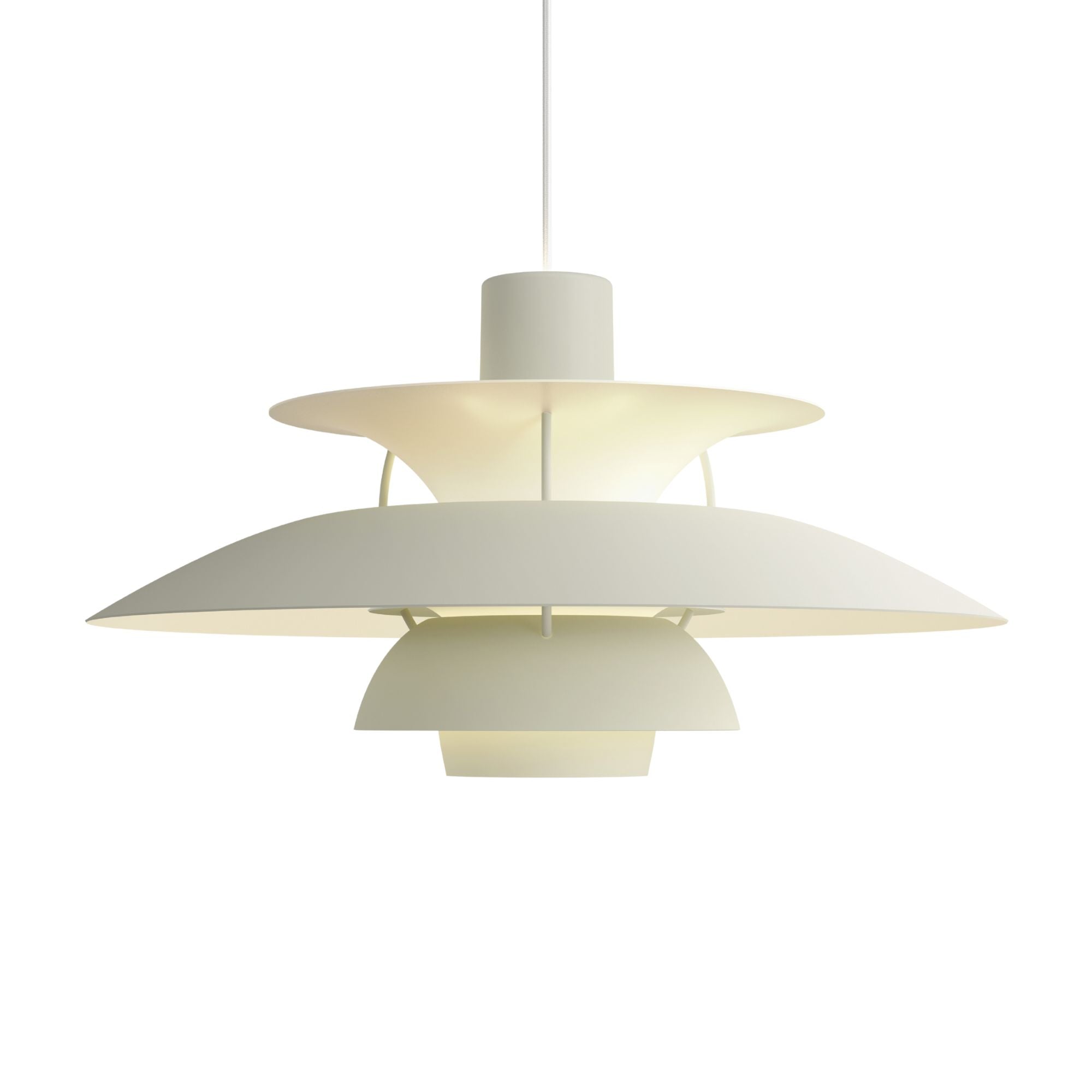 PH 5 Pendant - Monochrome Pale Pewter