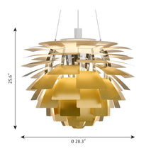 PH Artichoke - Dimensions - Large