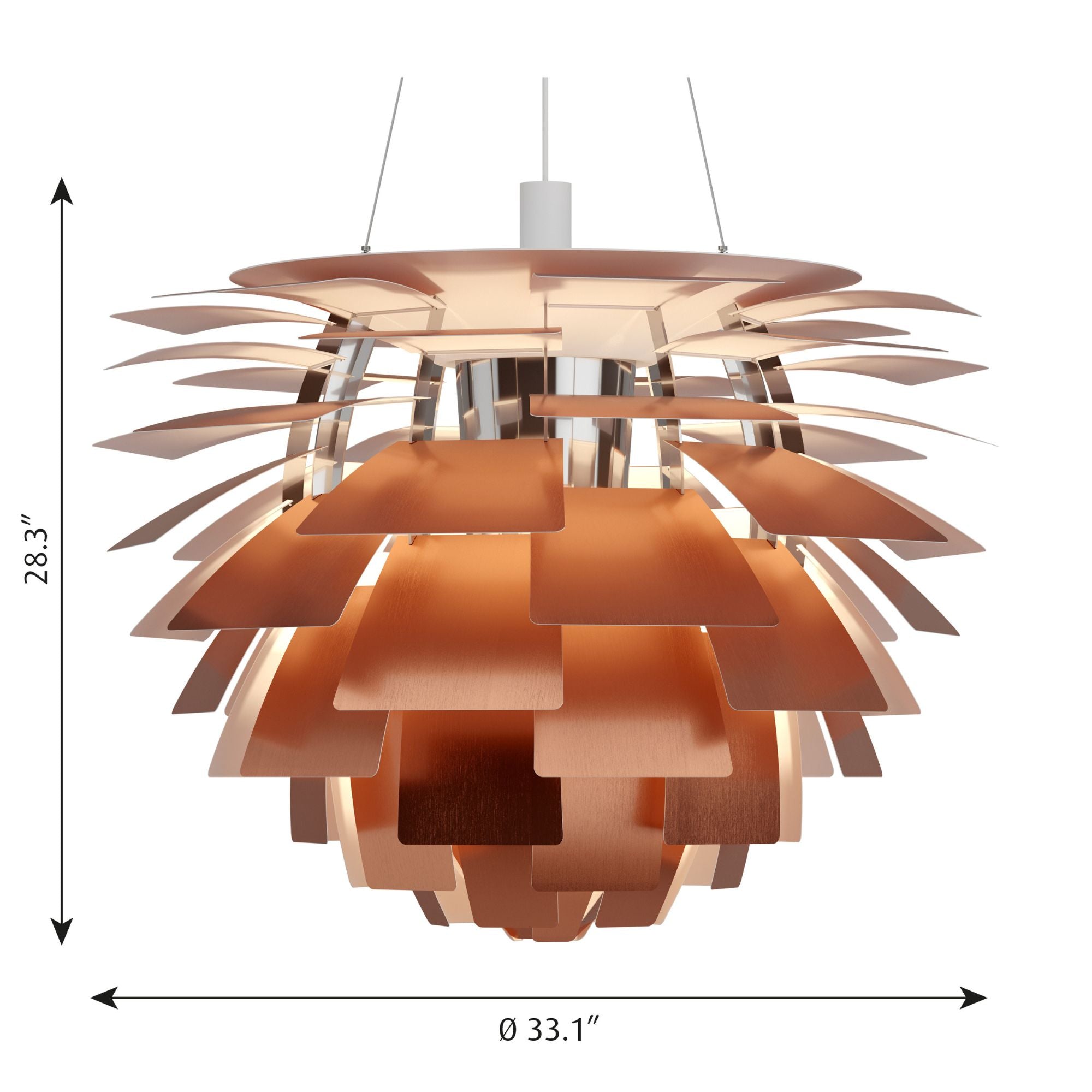 PH Artichoke - Copper Pendant Light | Louis Poulsen | DSHOP