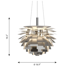 PH Artichoke - Dimensions - Small