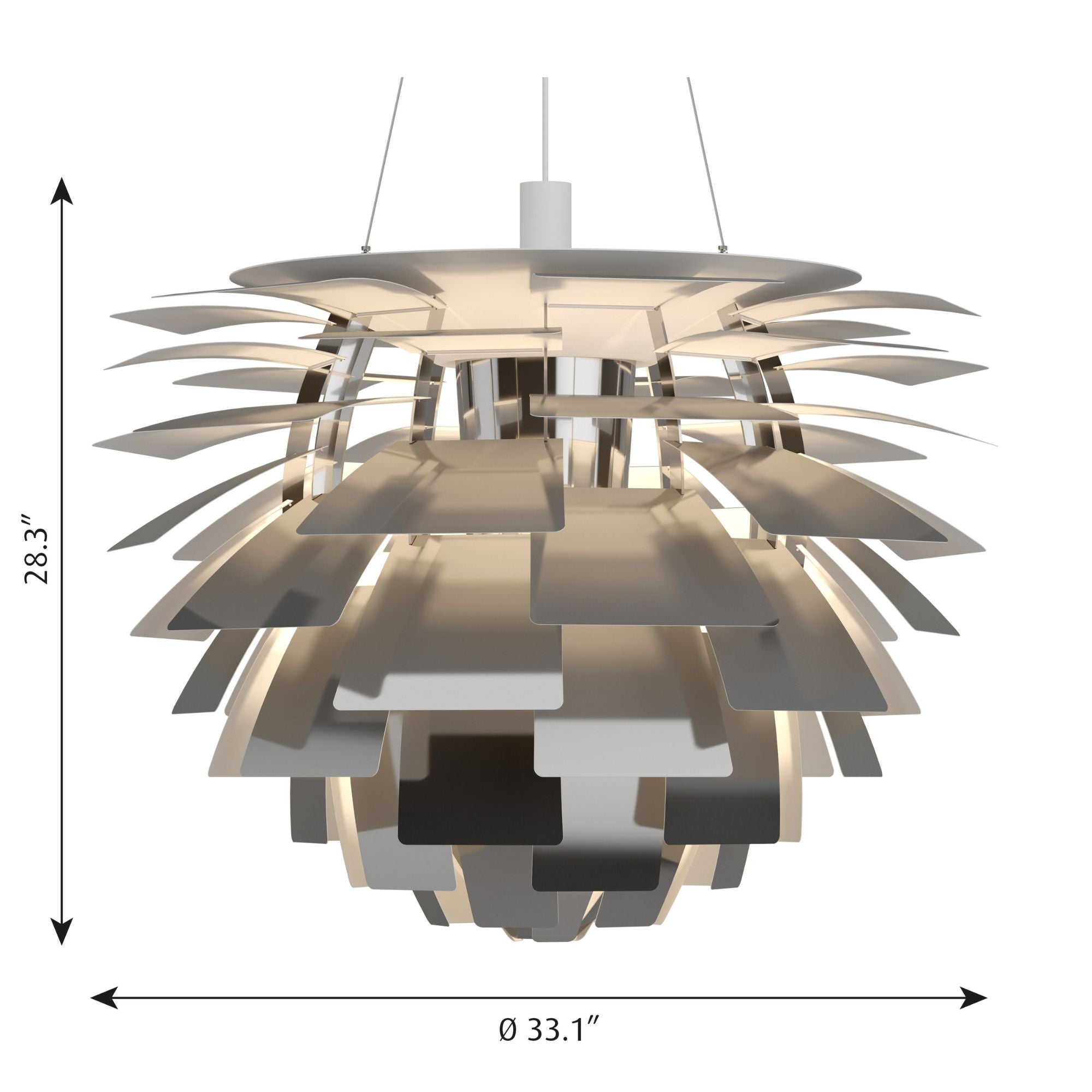 PH Artichoke - Stainless Steel Pendant Light | Louis Poulsen | DSHOP
