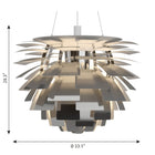 PH Artichoke - Dimensions - X Large
