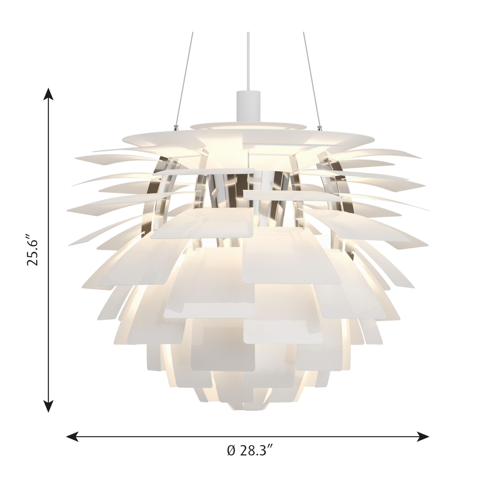 PH Artichoke - White Pendant Light | Louis Poulsen | DSHOP