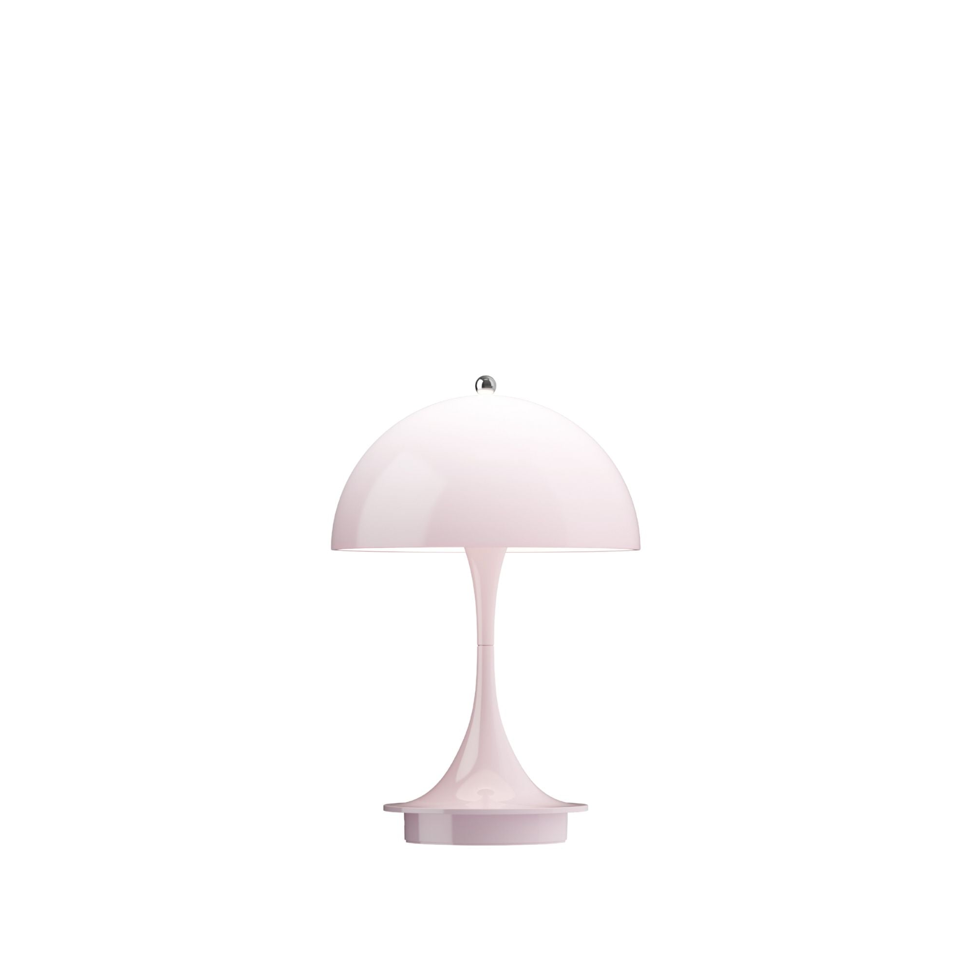 Panthella 160 Portable Lamp - Opal Pale Rose - Louis Poulsen