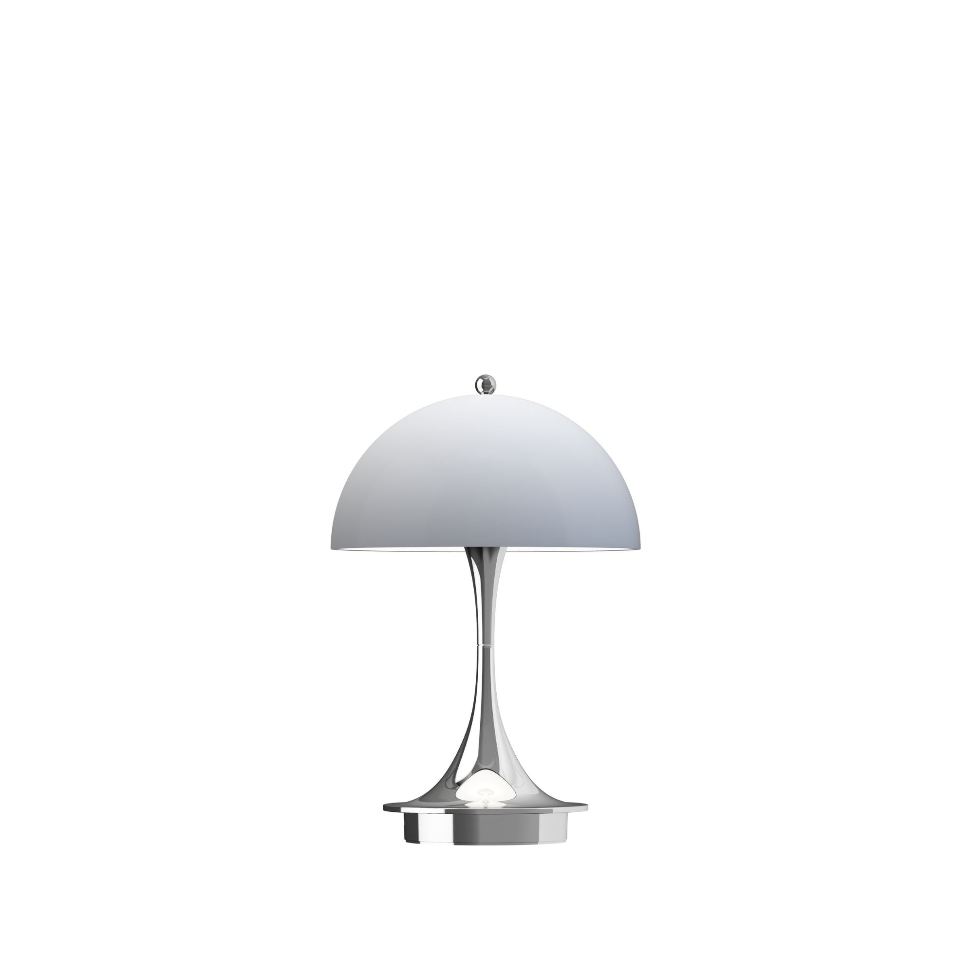 Panthella 160 Portable Lamp - Chrome Opal Blue - Louis Poulsen
