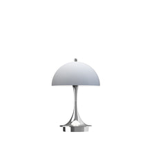 Panthella 160 Portable Lamp - Chrome Opal Blue - Louis Poulsen