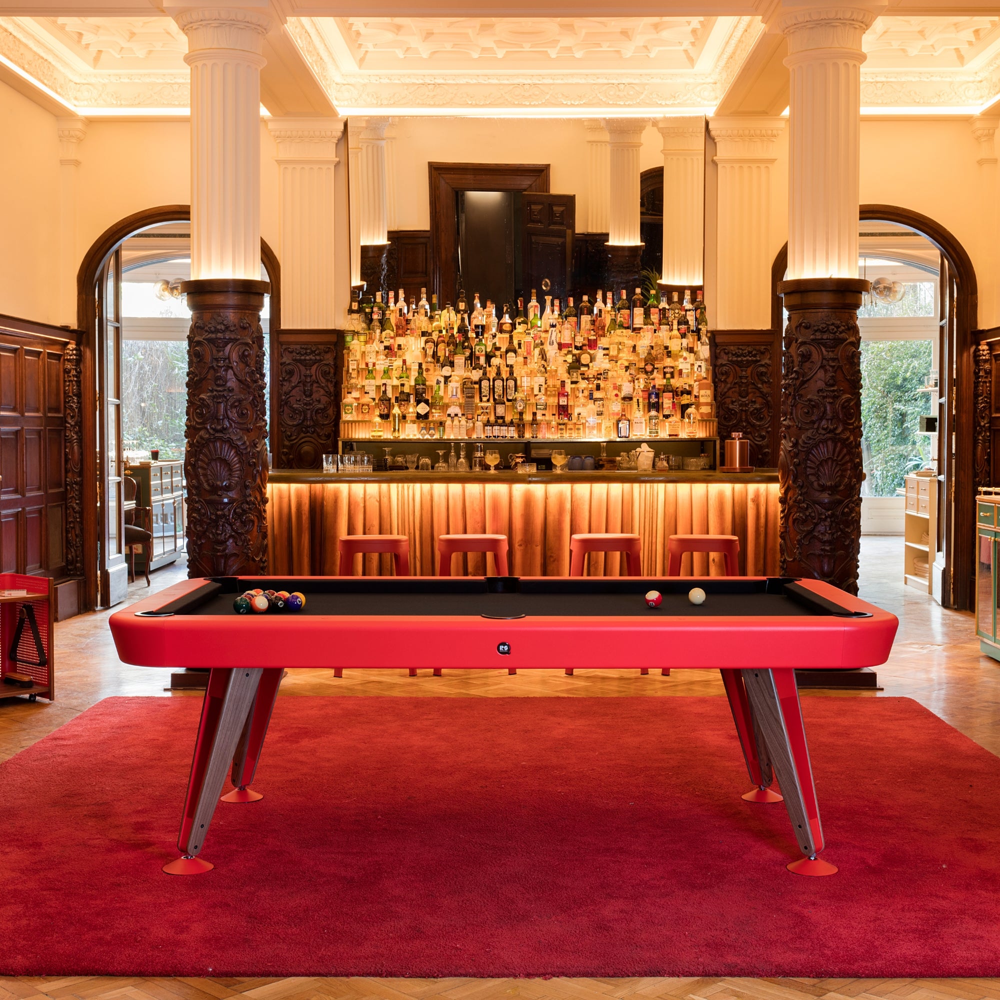 Diagonal Pool Table - Indoor
