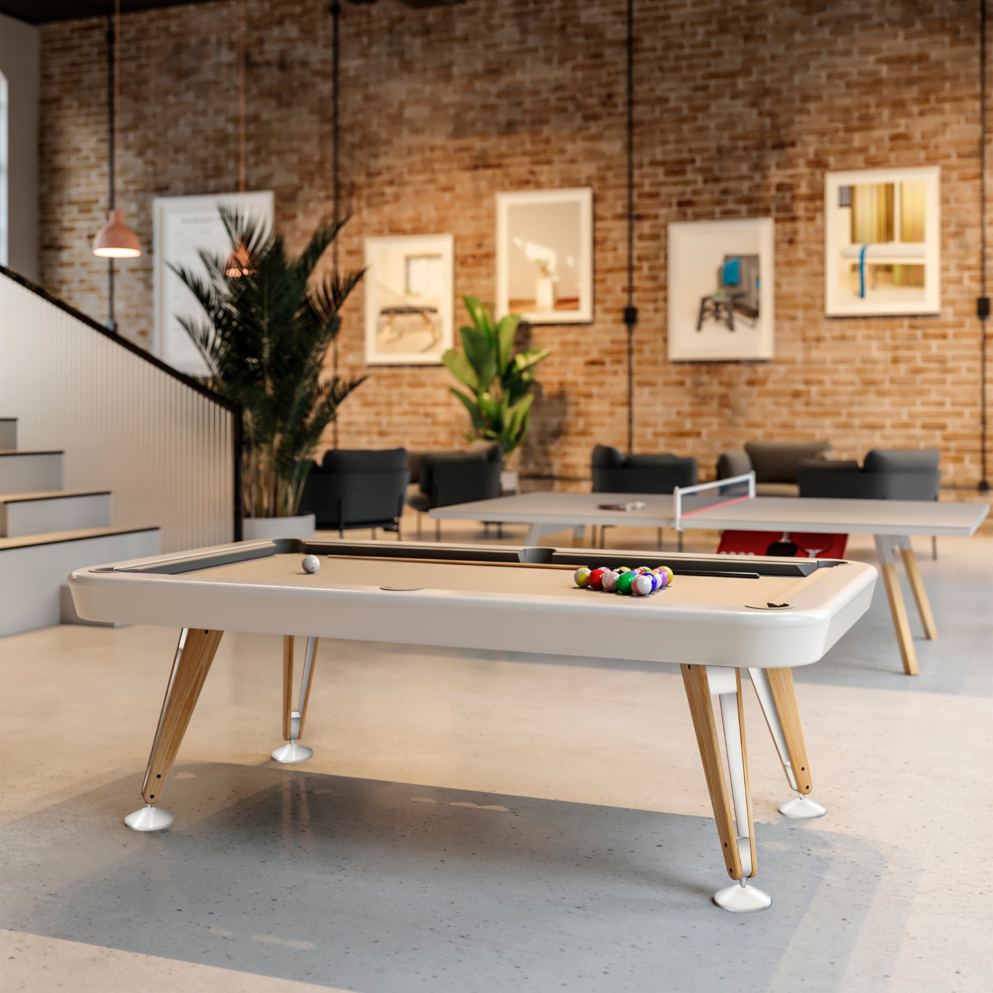 Diagonal Pool Table - Indoor