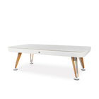 RS Barcelona Diagonal Pool Table - Outdoor – White Cover