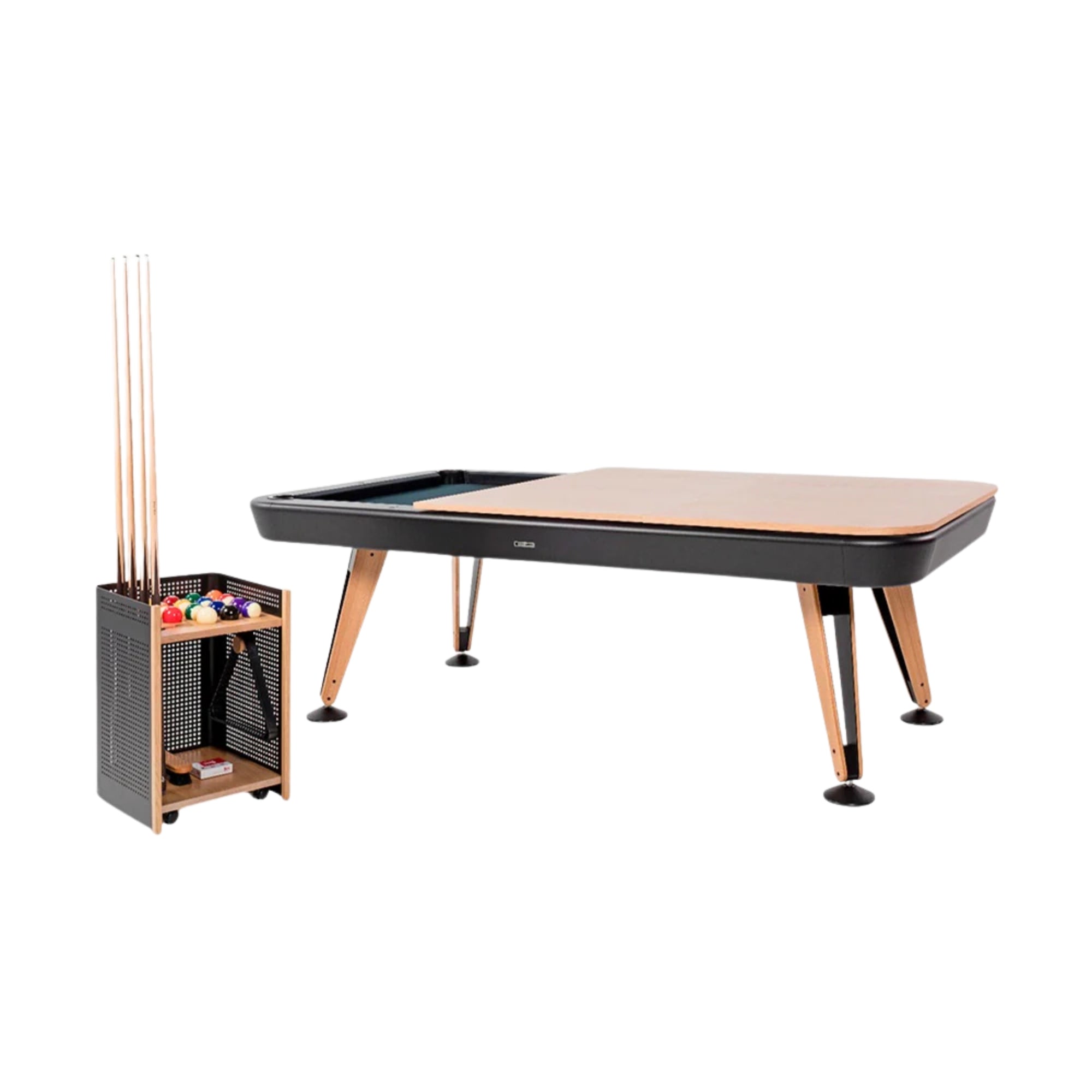 RS Barcelona Indoor Dining Pool Table Kit – Pool Table Top in Oak