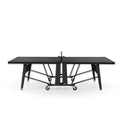 RS Barcelona Folding Ping Pong Table, Monochrome – Modern Game Table in Black