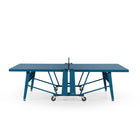 RS Barcelona Folding Ping Pong Table, Monochrome – Modern Game Table in Blue