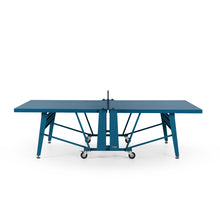 RS Barcelona Folding Ping Pong Table, Monochrome – Modern Game Table in Blue