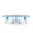 RS Barcelona Folding Ping Pong Table, Monochrome – Modern Game Table in Cool Blue