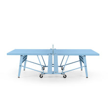 RS Barcelona Folding Ping Pong Table, Monochrome – Modern Game Table in Cool Blue