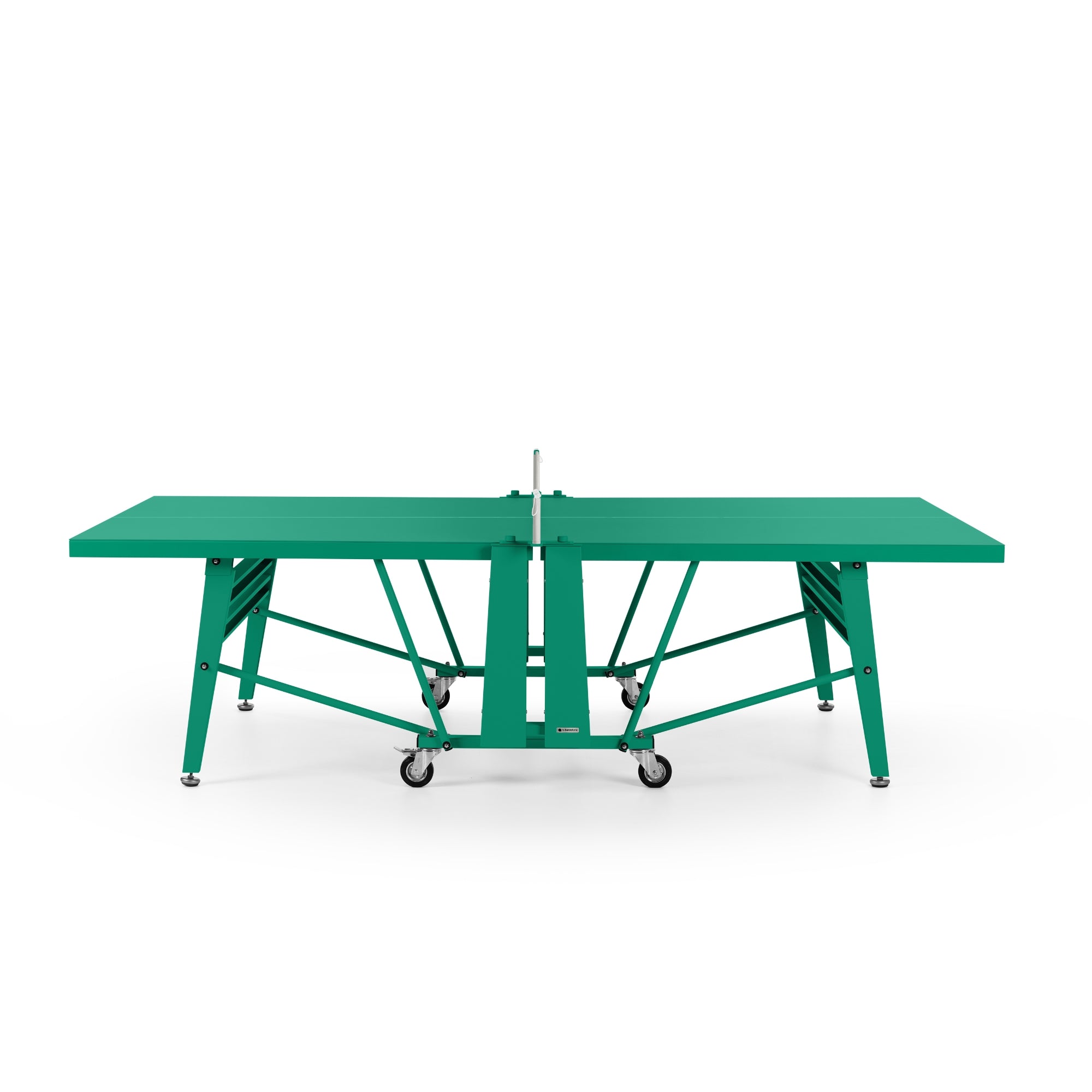RS Barcelona Folding Ping Pong Table, Monochrome – Modern Game Table in Emerald Green