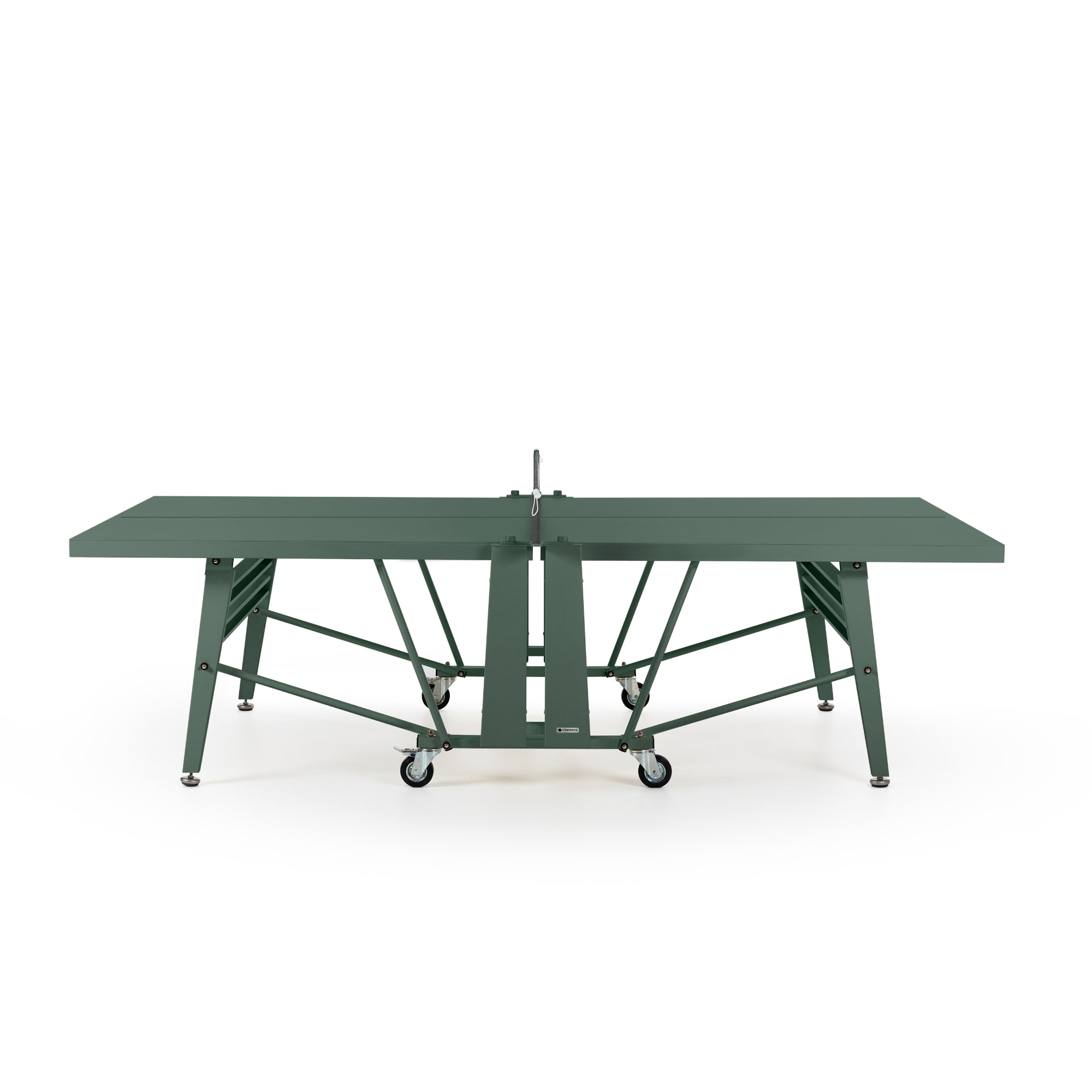 RS Barcelona Folding Ping Pong Table, Monochrome – Modern Game Table in Green