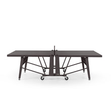 RS Barcelona Folding Ping Pong Table, Monochrome – Modern Game Table in Grey Brown
