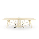 RS Barcelona Folding Ping Pong Table, Monochrome – Modern Game Table in Light Ivory