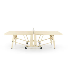 RS Barcelona Folding Ping Pong Table, Monochrome – Modern Game Table in Light Ivory
